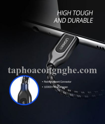 Ugreen 50223 0.5M Cáp USB TypeC sang USB mạ Zinc alloy cao cấp US265 30050223